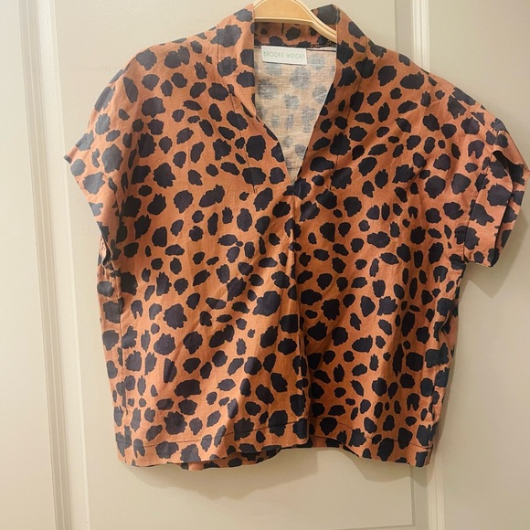 Brooke Wright Women’s Cheetah Kimono Black Label One Size Tunic - Picture 4 of 9